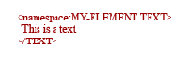 Вставка элементов HTML в XML-документы и использование пространства имен